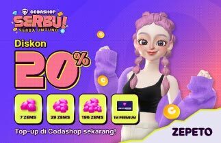 Top up Zems with 20% OFF